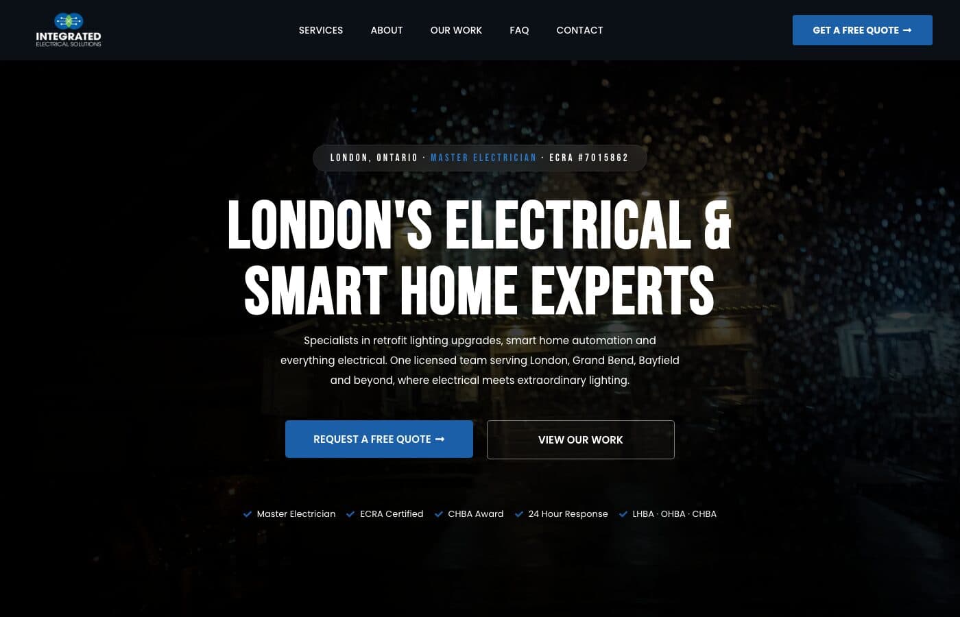 IES London website by Shane Fry