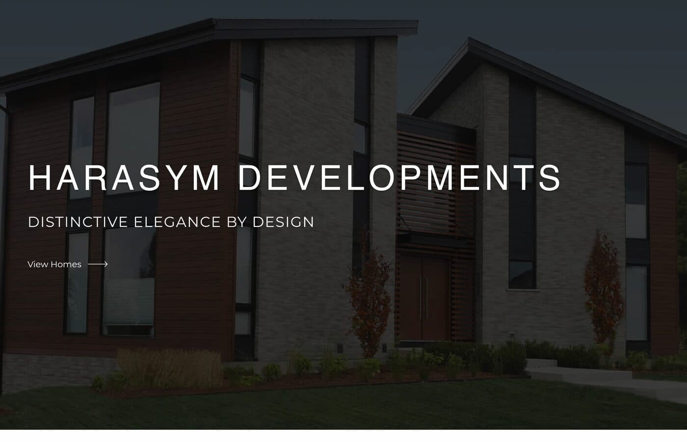 Harasym website, Home builders, built by Launch & Found in London Ontario