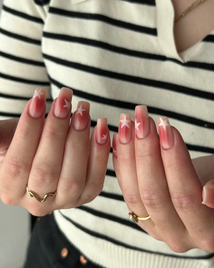 A star nail set photo ad