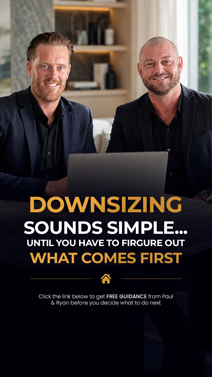 A downsizing story ad