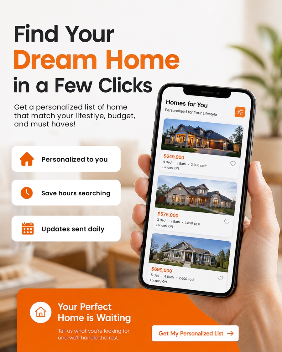 A home search feed ad