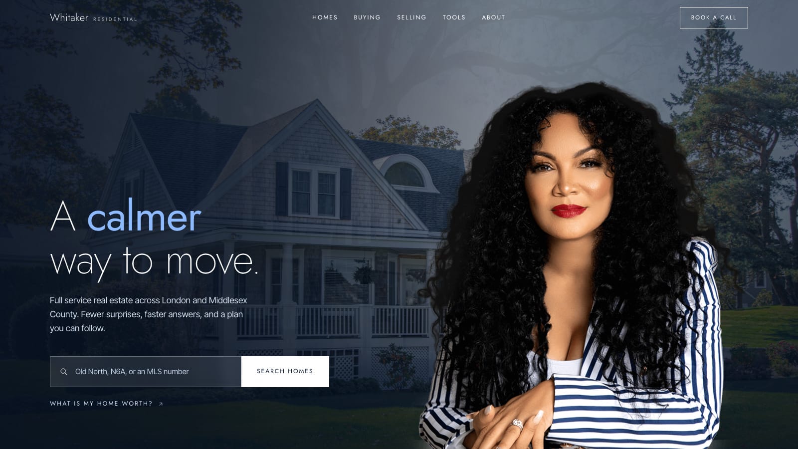 The Agent focused website