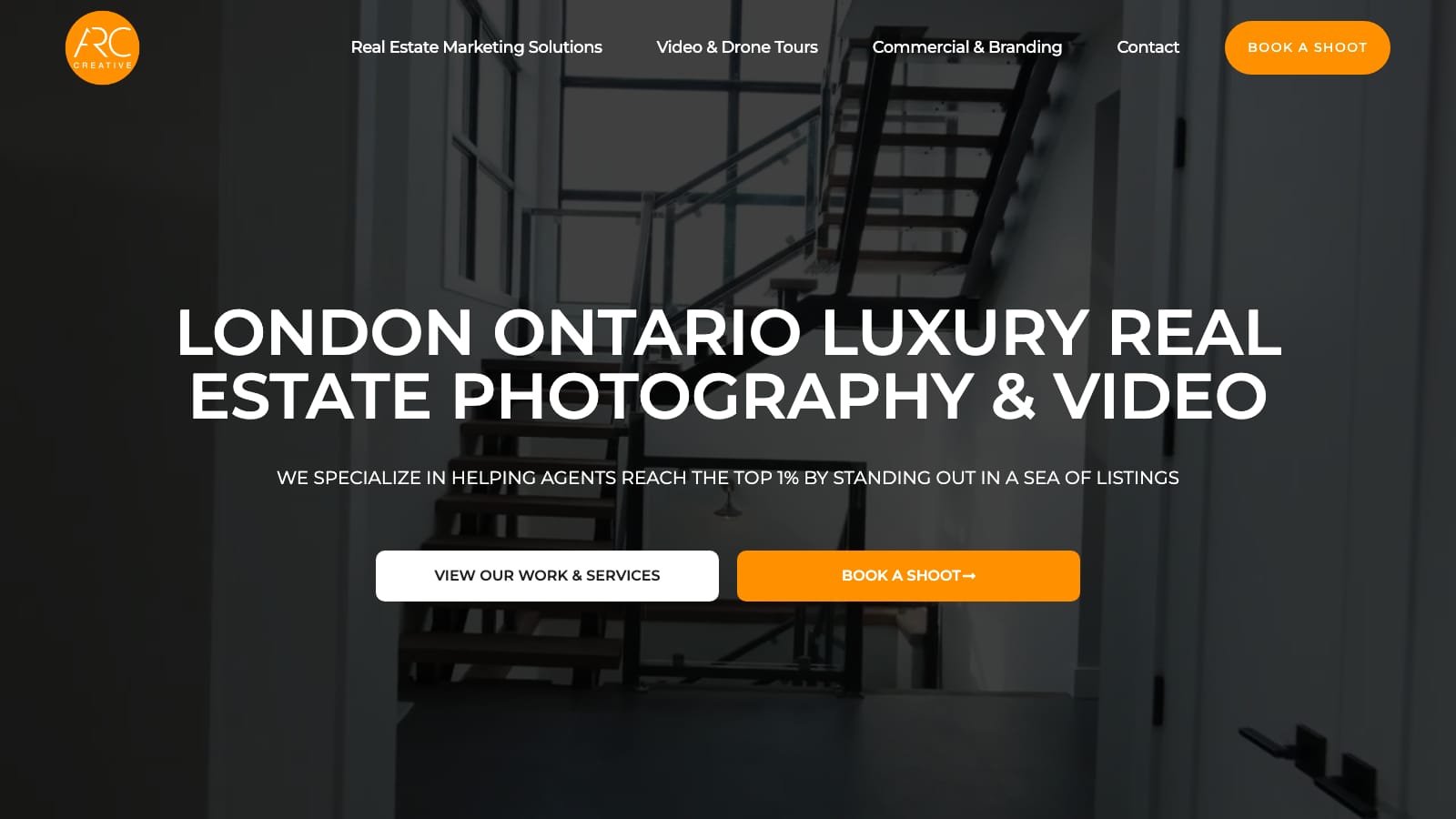 The Arc Creative website