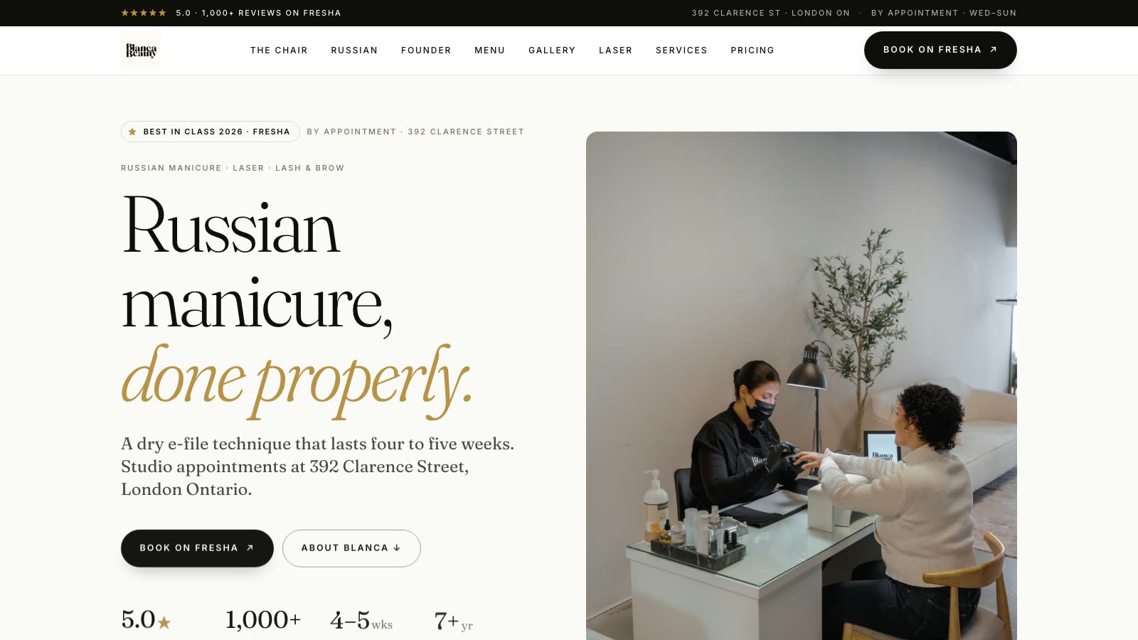 Beauty salon case study