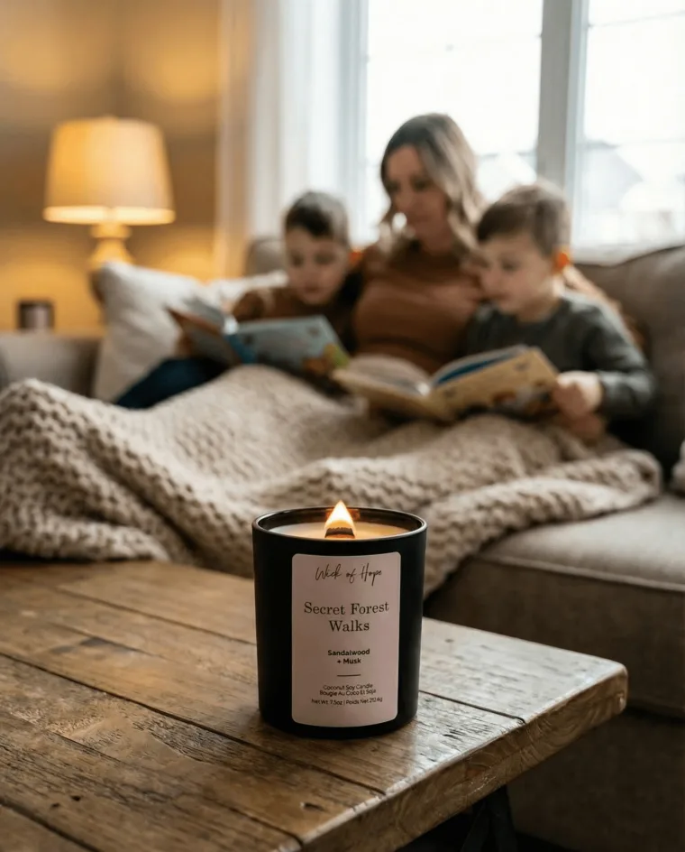 A Wick of Hope feed ad